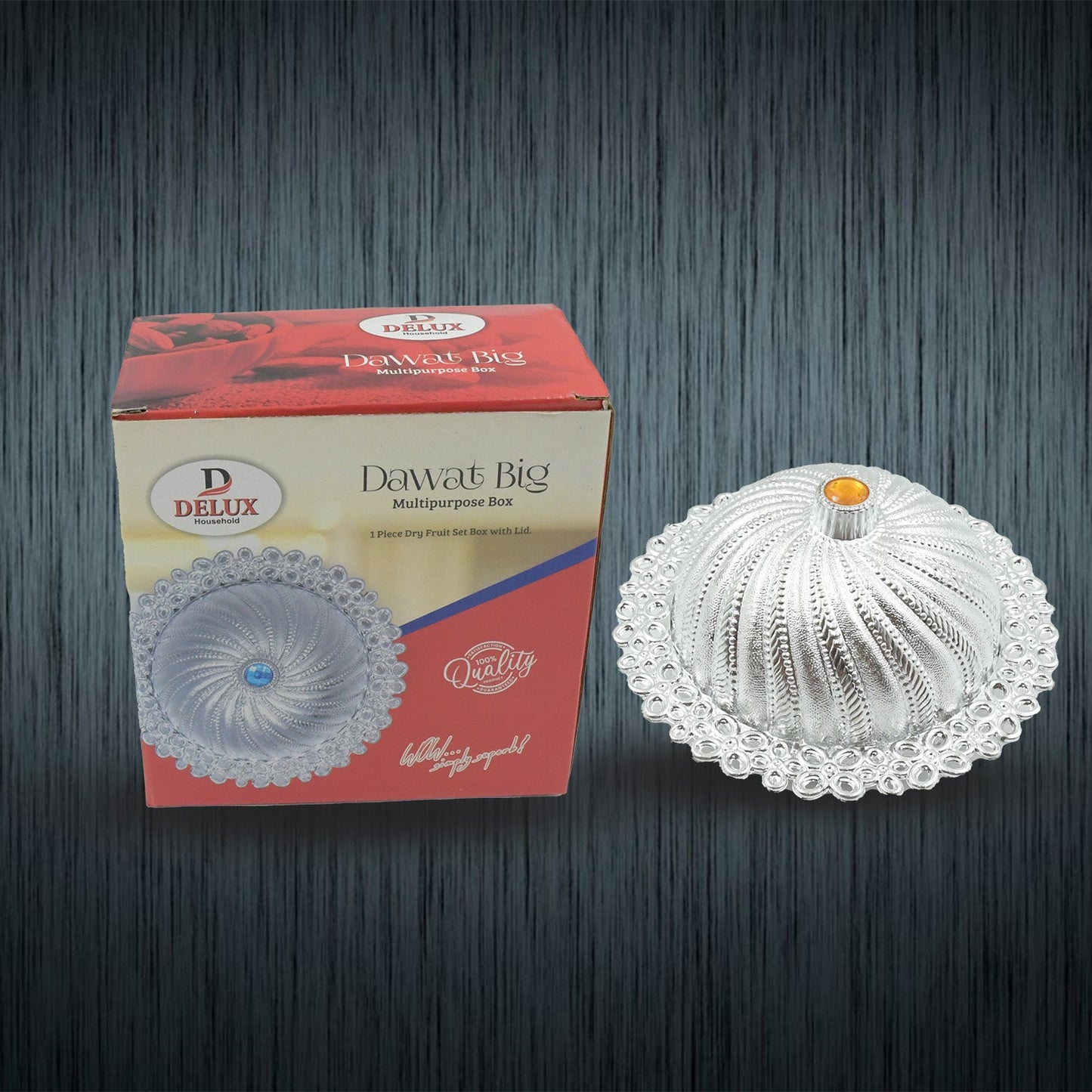 5836 Multipupose Box Dry Fruit Set Box With Lid  Mukhvas Storage Serving Boxdry Fruit Box For Kitchen Storage Home Decor Best Gift For Birthday (1 Pc) Wukusy