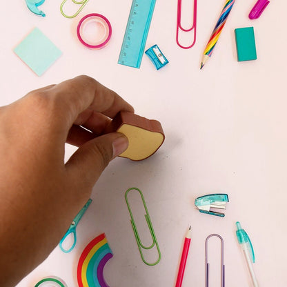 17527 3d Toast Bread Shape Eraser For Kids Cartoons Erasers Toast Bread Erasers Bread Shaped Eraser For Students Gift Cute Fun Food Pencil Erasers For School Classroom Stationery For Boys  Girls (4 Pcs Set) Wukusy