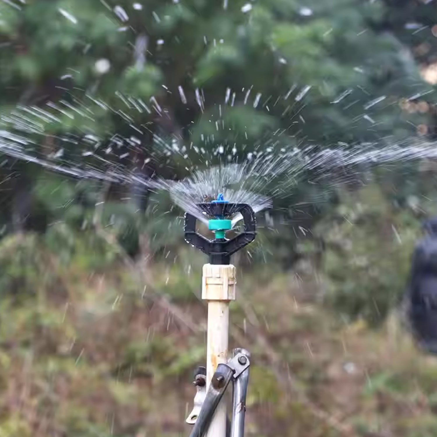 Rotating Irrigation Sprinkler Plastic Spray Nozzle (1 Pc) Wukusy