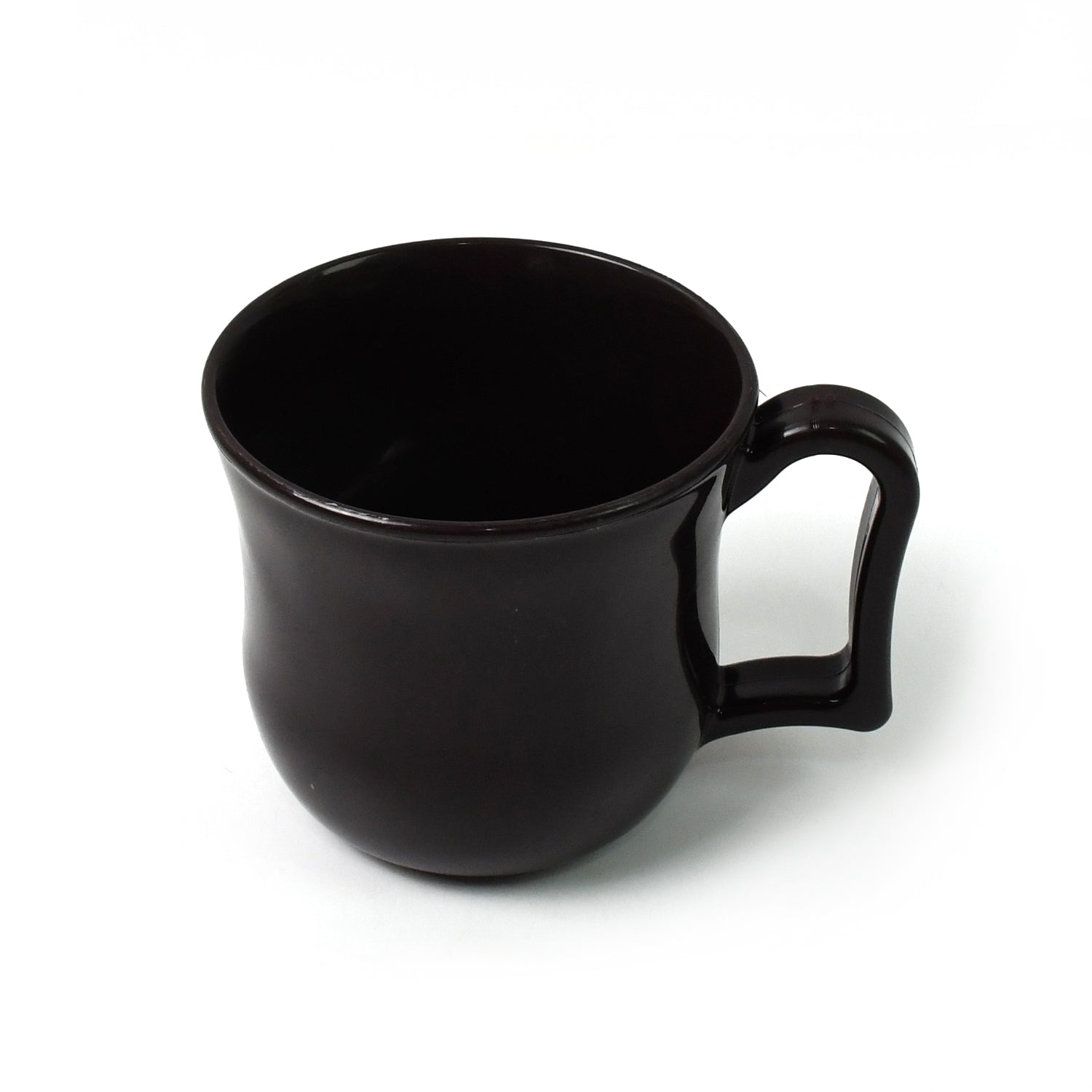 Premium Plastic Coffee  Tea Cups  Mug With Handle (1 Pc  With Color Box  Black) Wukusy