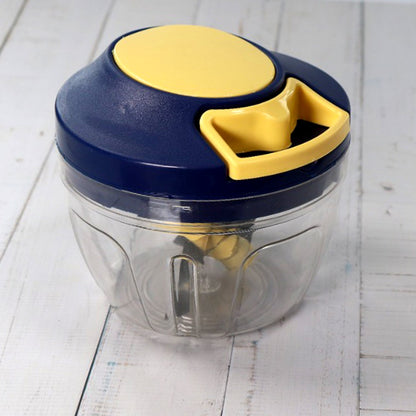 0089 Chopper With 4 Blades For Effortlessly Chopping Vegetables And Fruits For Your Kitchen (650ml) Wukusy