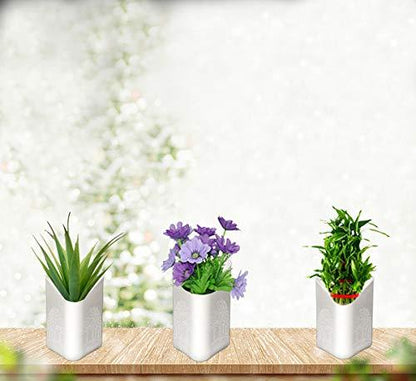 3858 Plastic Vertical Hanging Planter Pot Multicolour Wukusy