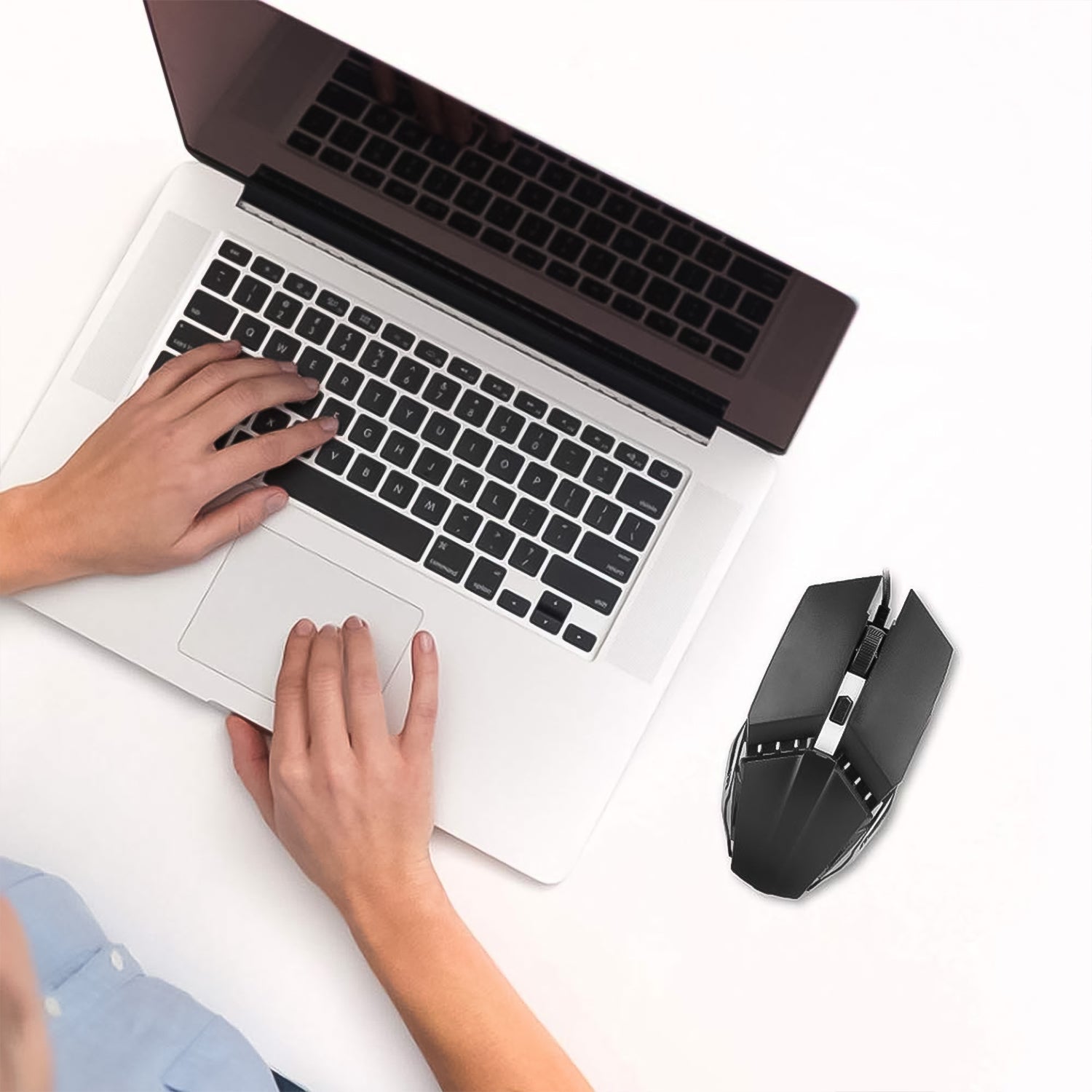 Usb Wired Mouse Ergonomic Design Gaming Mouse (1 Pc) Wukusy