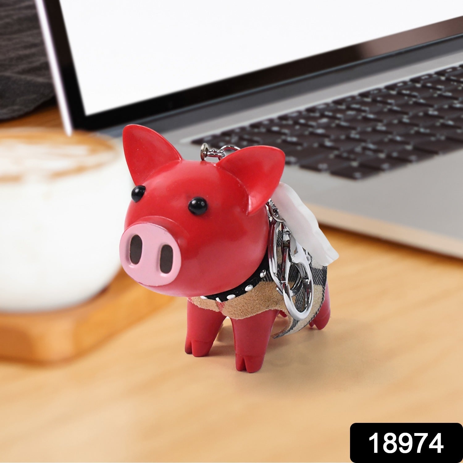 Cute Pig Keyring Keychain (1 Pc) Wukusy