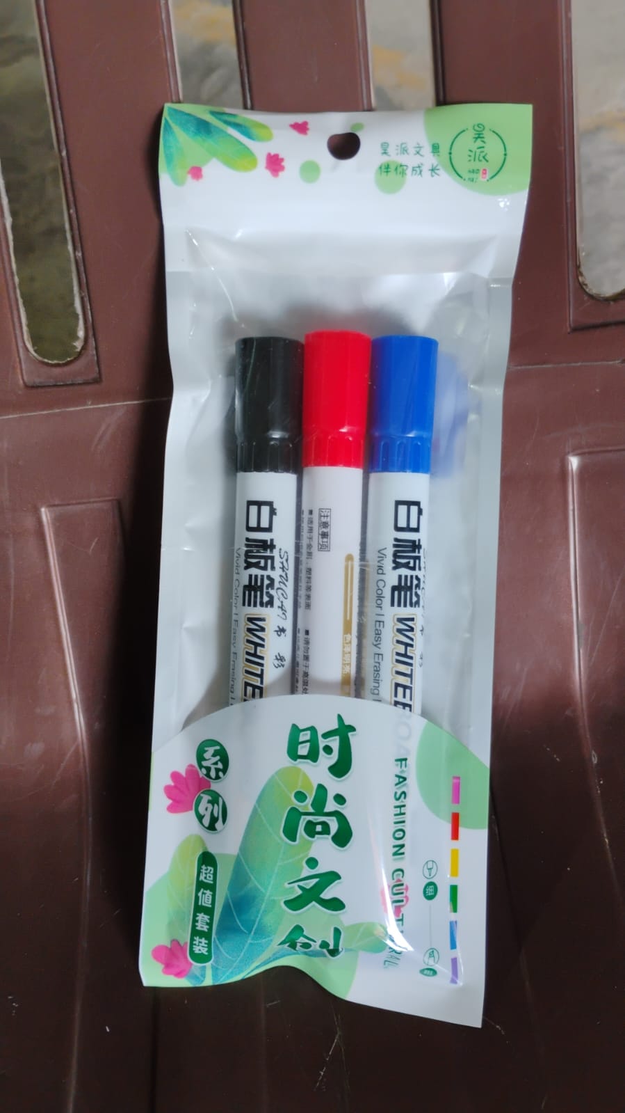 Mix Color Marker Pen Used In All Kinds Of School College (3 Pcs Set) Wukusy