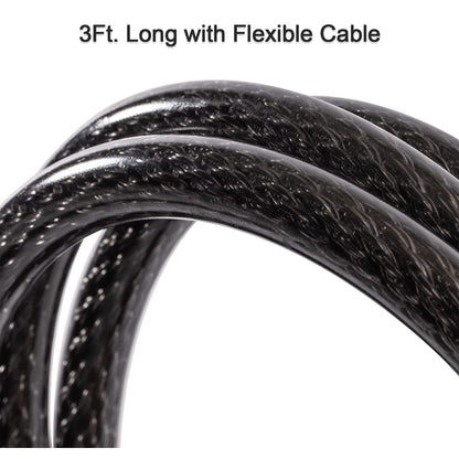 Heavy Duty Multi-purpose Plastic Combination Lock For Helmet  Multi Use Wukusy