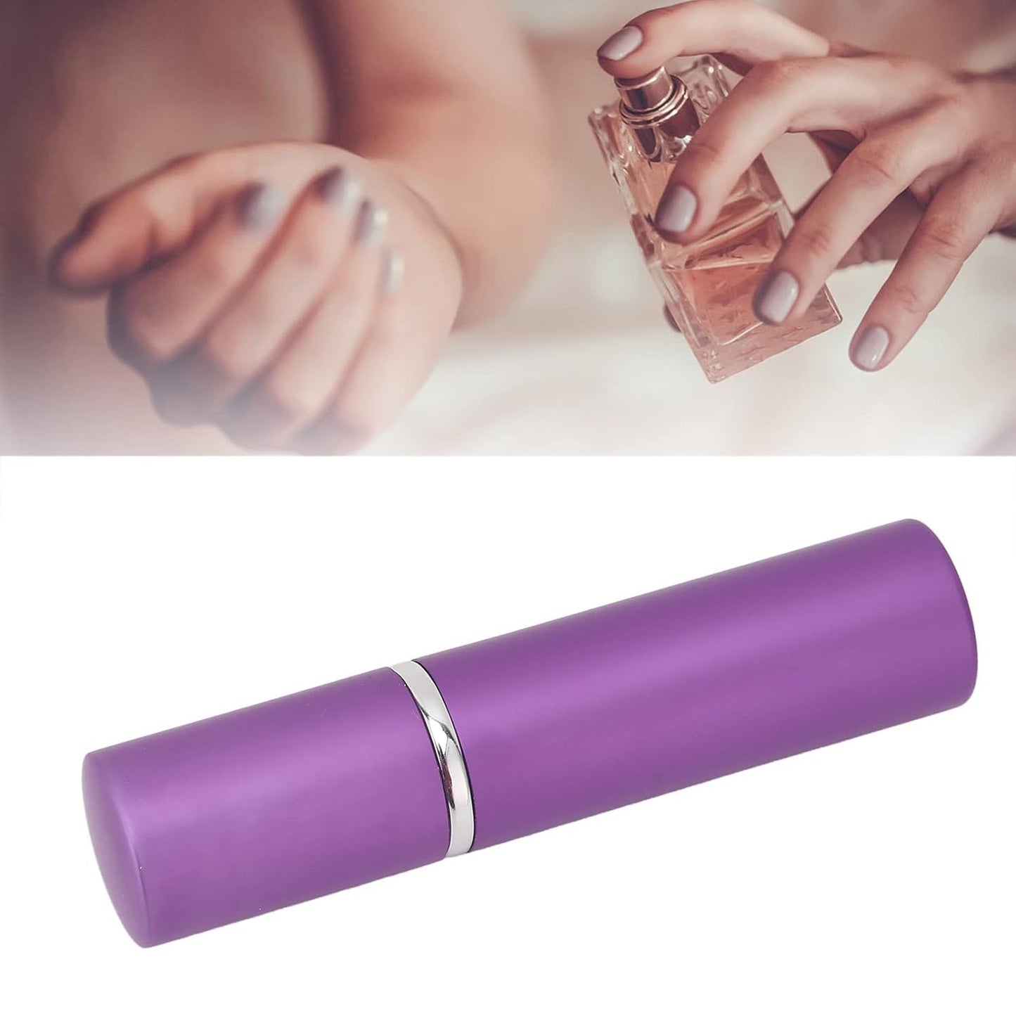 12717 Empty Spray  Perfume Bottle Refillable Fine Mist Perfume For Sanitizer Travel Beauty Makeup Perfume Filler(1 Pc) Wukusy