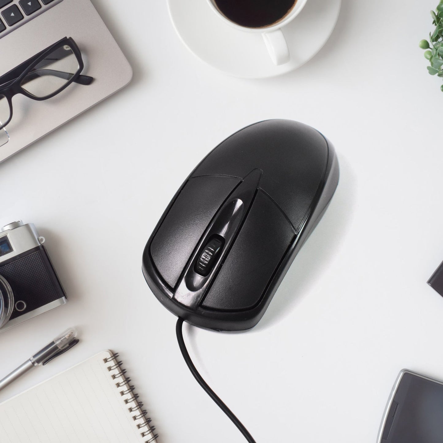 Computer  Laptop Wired Optical Mouse M- 045 (1 Pc) Wukusy