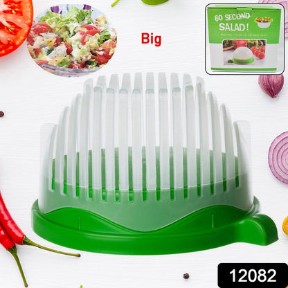 Plastic 60 Seconds Salad Cutter Salad Maker Salad Bow  (1 Pc) Wukusy