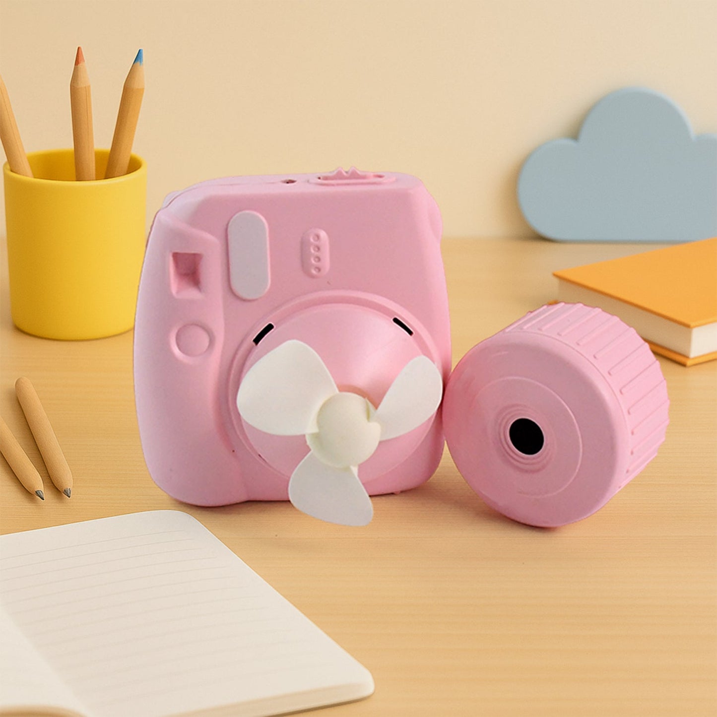 Usb Mini Camera-shaped Fan (1 Pc) Wukusy