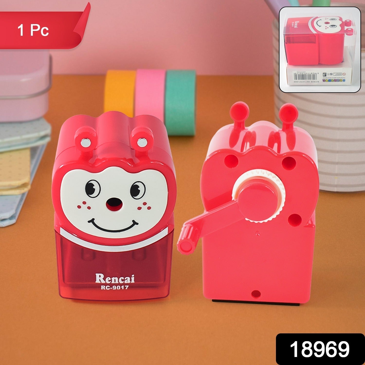 Cartoon Shaped Sharpener For Kids  Animal Shaped Pencil Sharpener (1 Pc) Wukusy