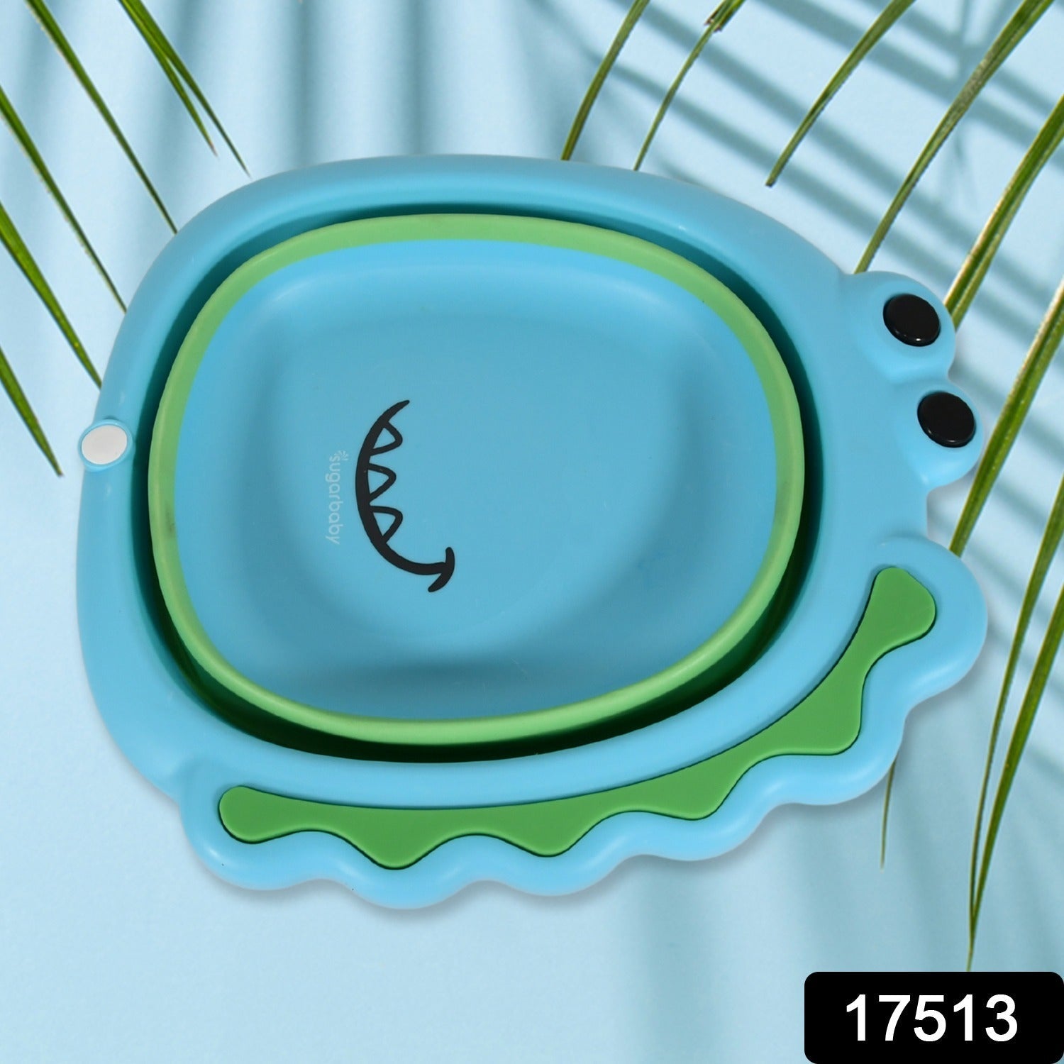 Frog Shape Wash Basin Space Saving Multi Function Foldable Baby Wash Basin Easy Clean Lightweight Thicken For Washing Face For Home (3331cm  1 Pc) Wukusy