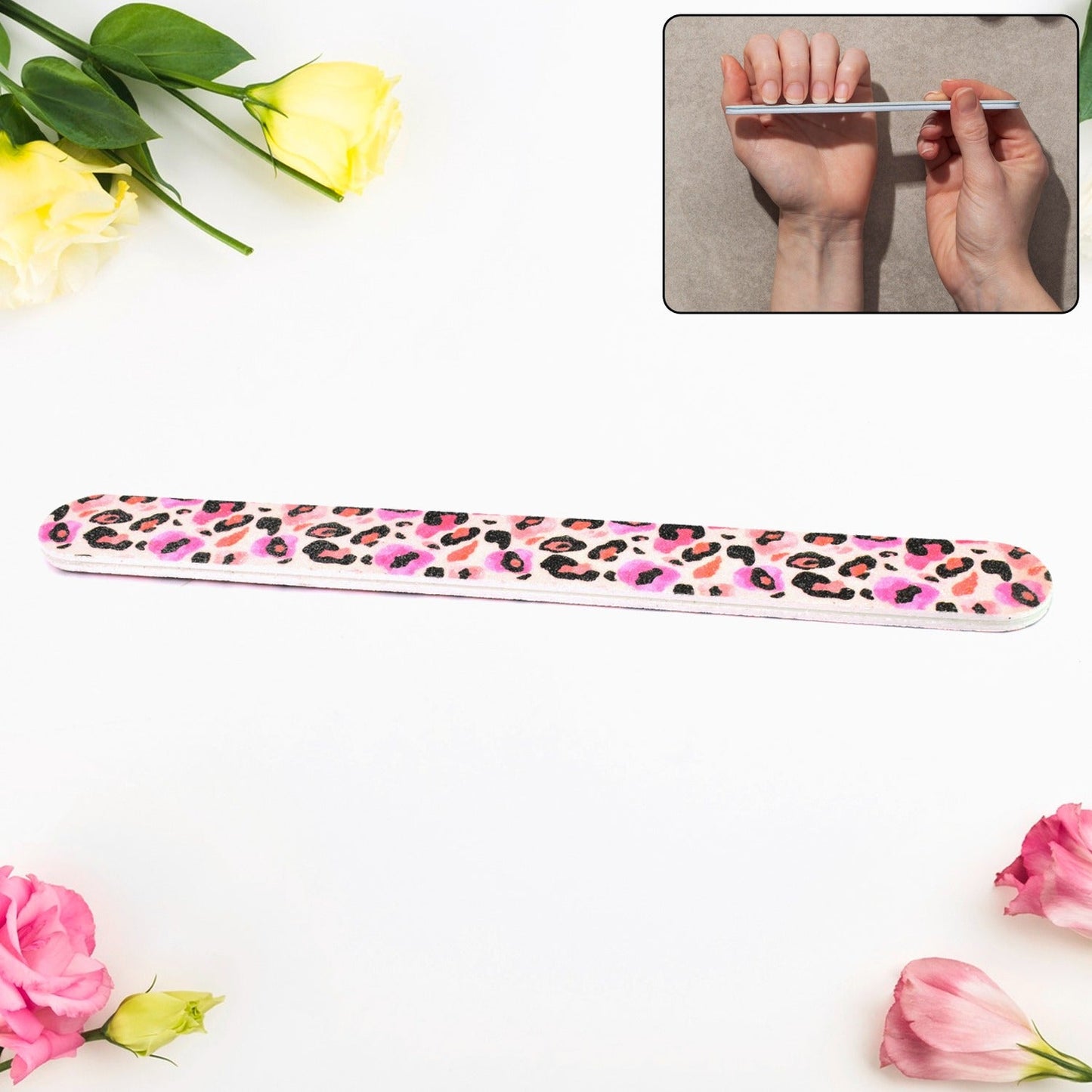 Professional Nail Filer Double Sided For Nail Shaper Nail File (1 Pc) Wukusy