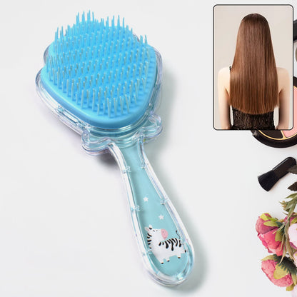 Cartoon Hair Brush Massage Shower Comb Blur Wet Salon (1 Pc ) Wukusy