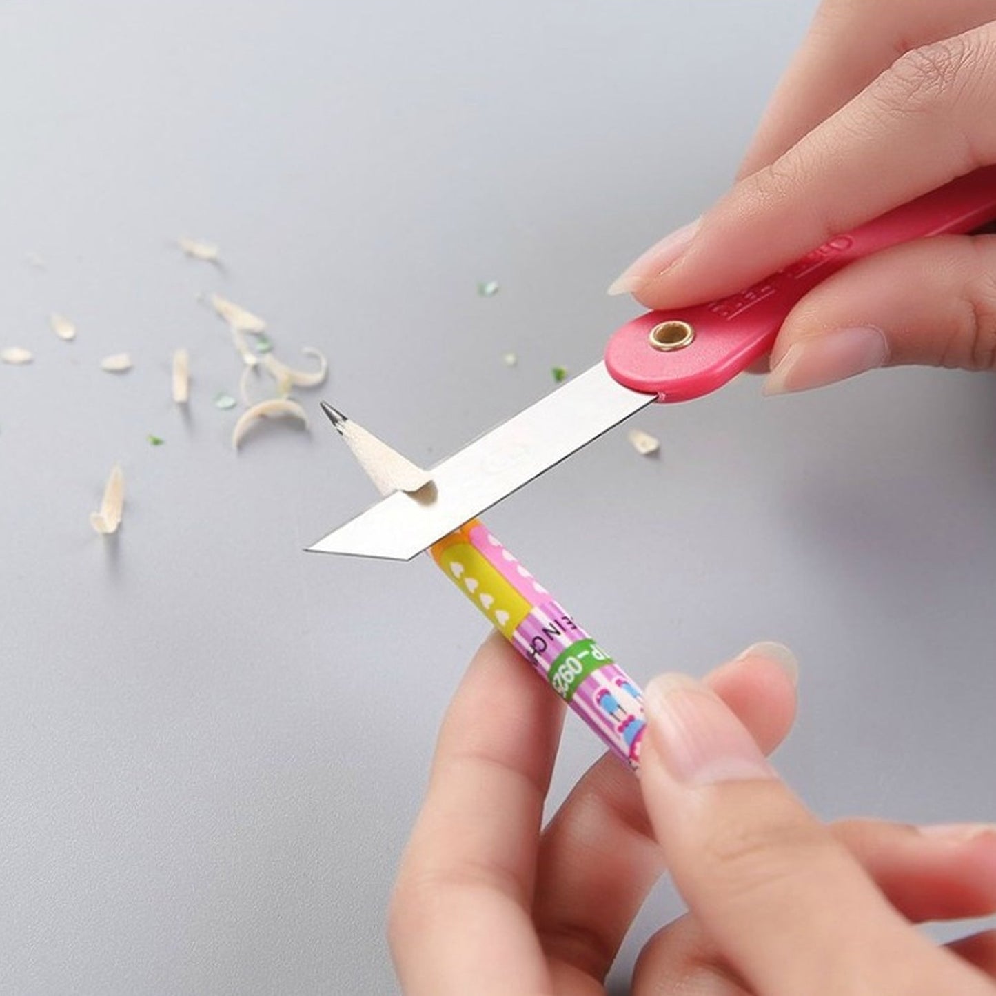 Multicolour Mini Paper Cutter Knife Pencil Knife (Pack Of 12) Wukusy