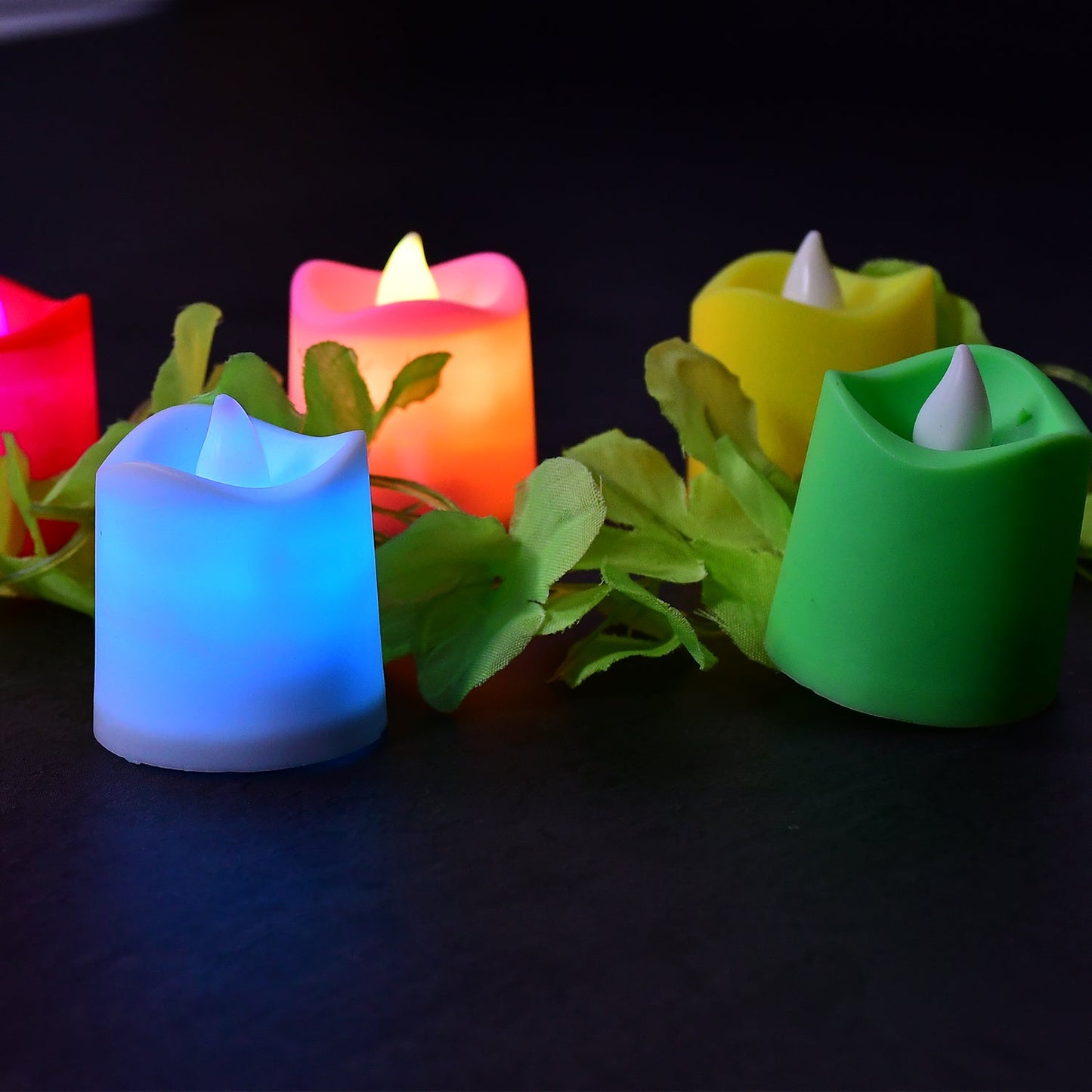6430 1pc Festival Decorative - Led Tealight Candles  Battery Operated Candle Ideal For Party. Wukusy
