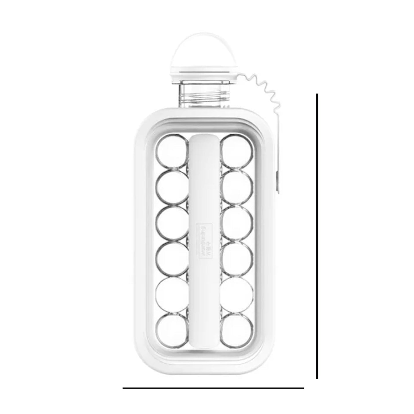 5359 Ice Tray Foldable Ice Cube Molds With Lid2-in-1 Ice Box Ice Cube Speeder Ice Ball Maker Ice Cube Making Bottle14-ice Balls For Outing Camping Hiking Wukusy