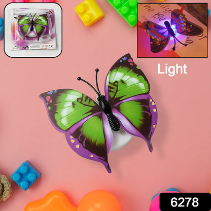 6278 The Butterfly 3d Night Lamp Comes With 3d Illusion Design Suitable For Drawing Room Lobby. Wukusy