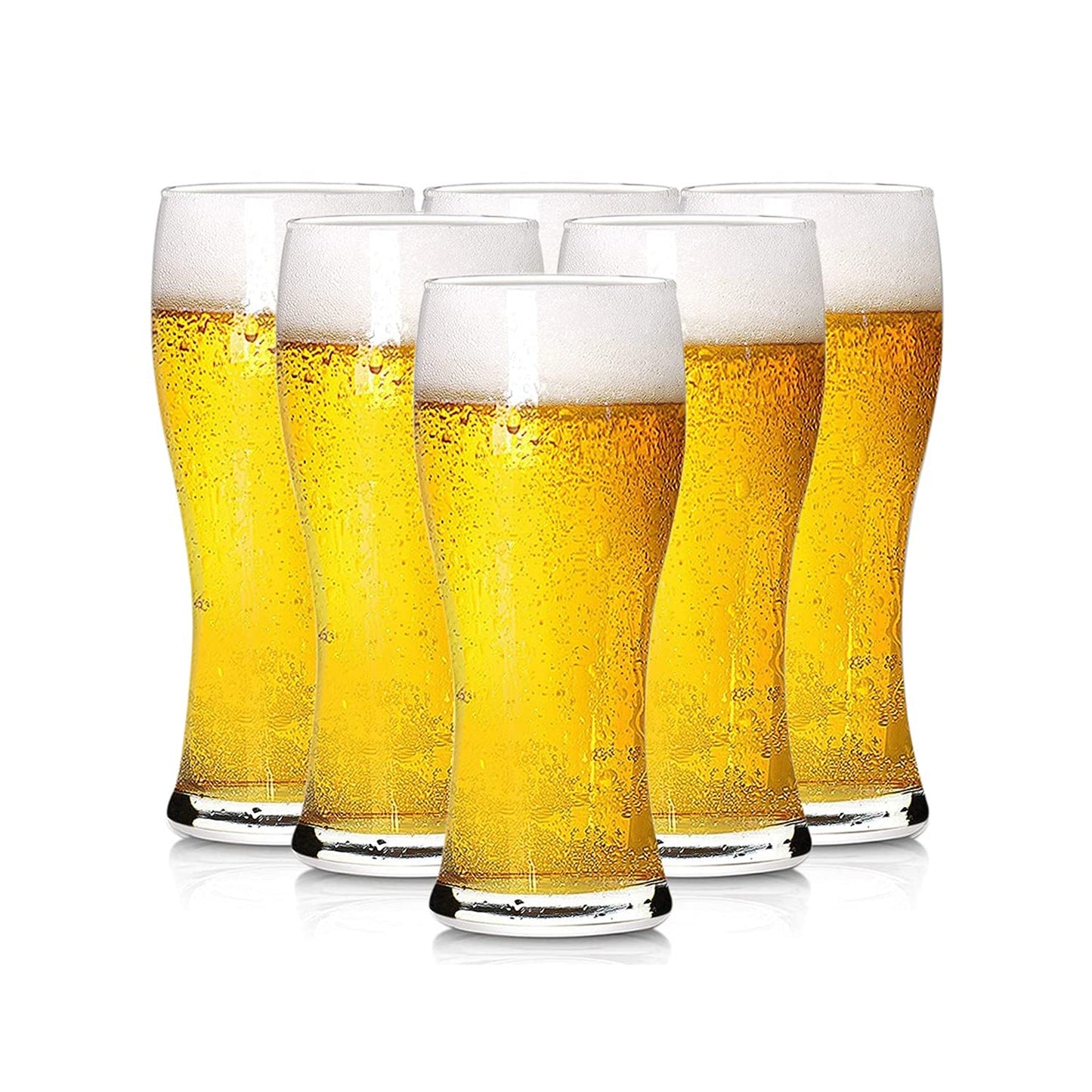 Juice Water Glass Tumbler Pure Glass (6 Pcs Set) Wukusy