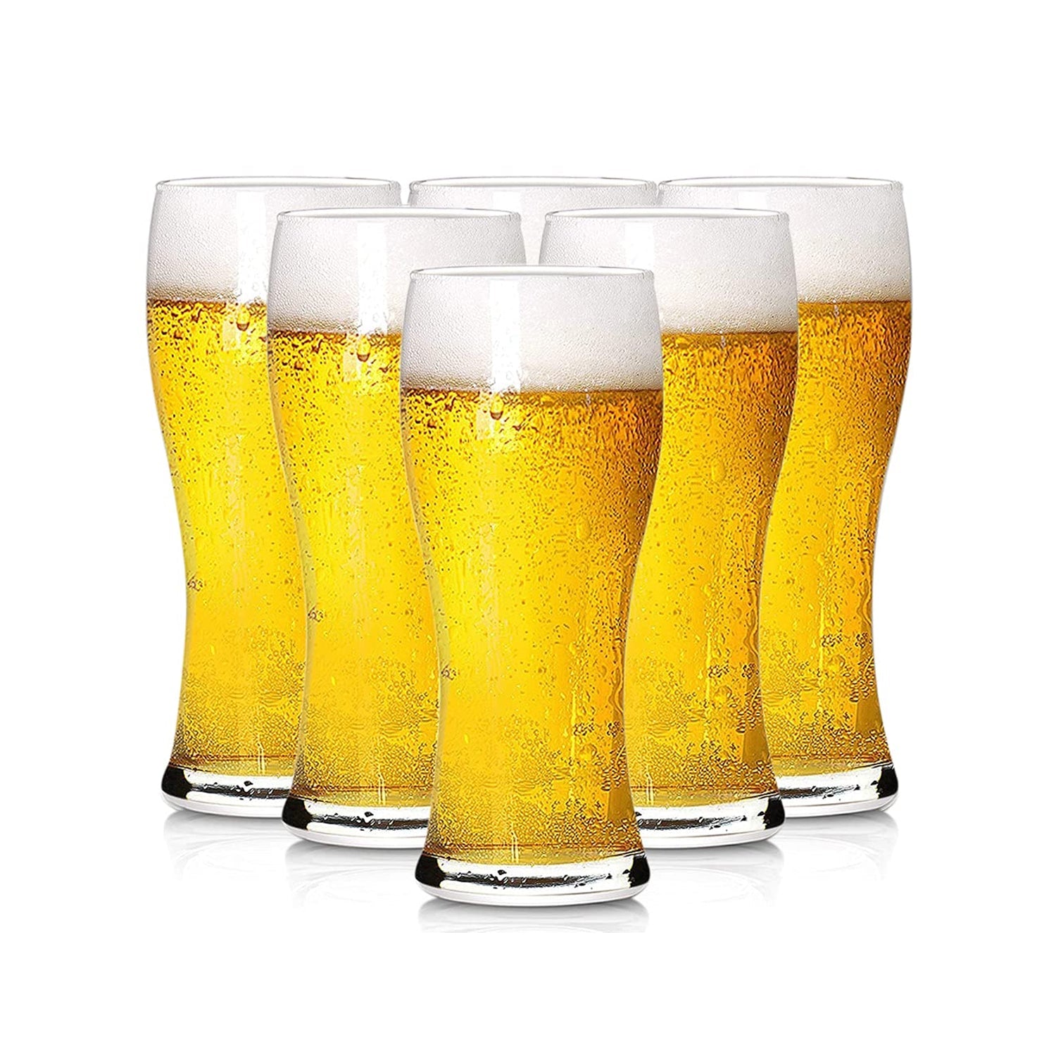 Juice Water Glass Tumbler Pure Glass (6 Pcs Set) Wukusy