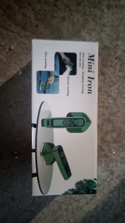 Mini Steam Iron Handheld Garment Steamer For Clothes - Portable Travel Household Ironing Machine Fast Heat Up Powerful Steam Compact Design For Travel And Home Quilting Sewing Iron Useful Gifts For Family Members Friends Birthday (1 Pc) Wukusy