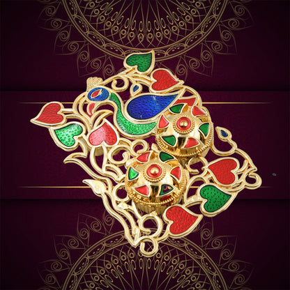 5997 Designer Rakhi Mere Bhaiya With Roli Tikka Peacock Designe Square Plate For Kumkum Thali Holder Pooja Return Gift Brotherbhaibhabhisisterfamily Rakhi For Rakshabandhan Wukusy