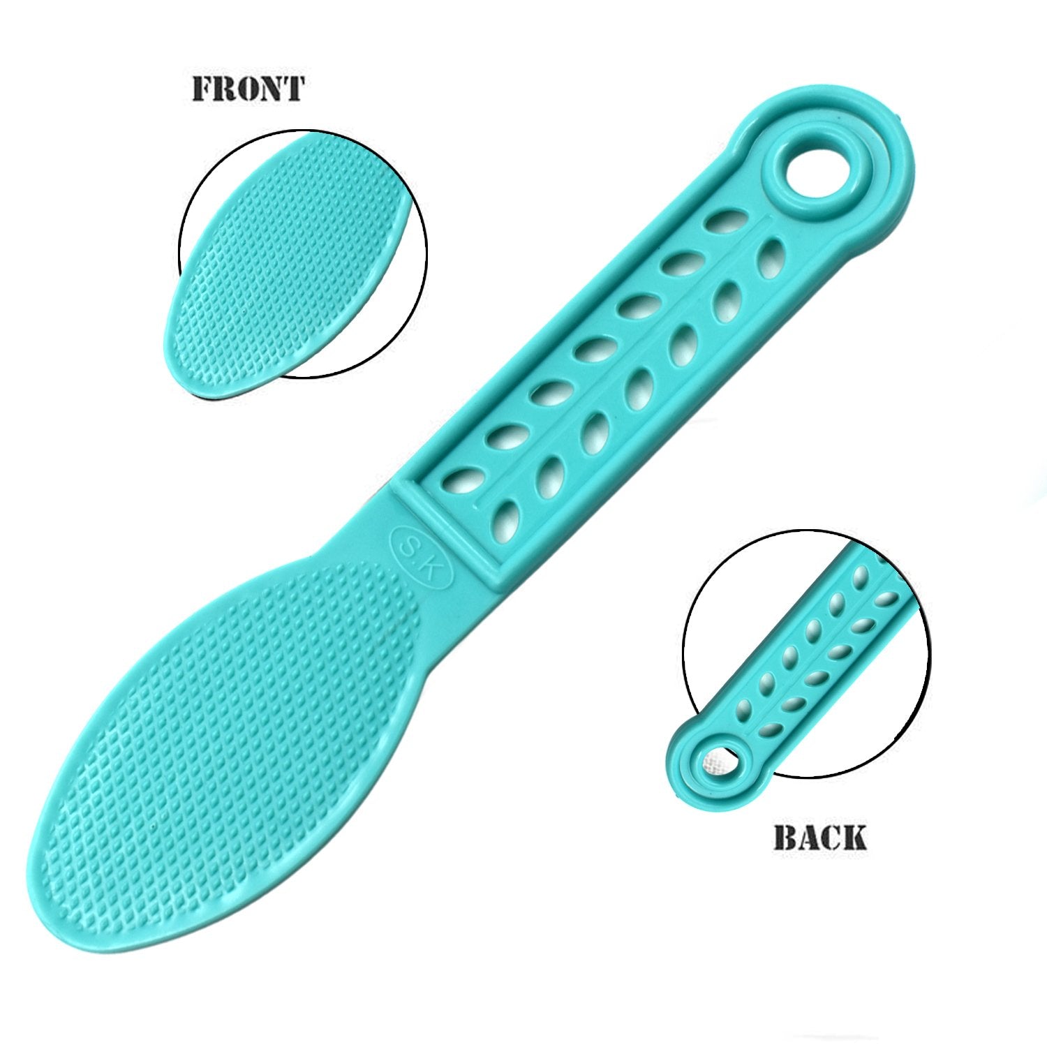 6018 Plastic Foot Scrubber Pedicure Foot Care Wukusy