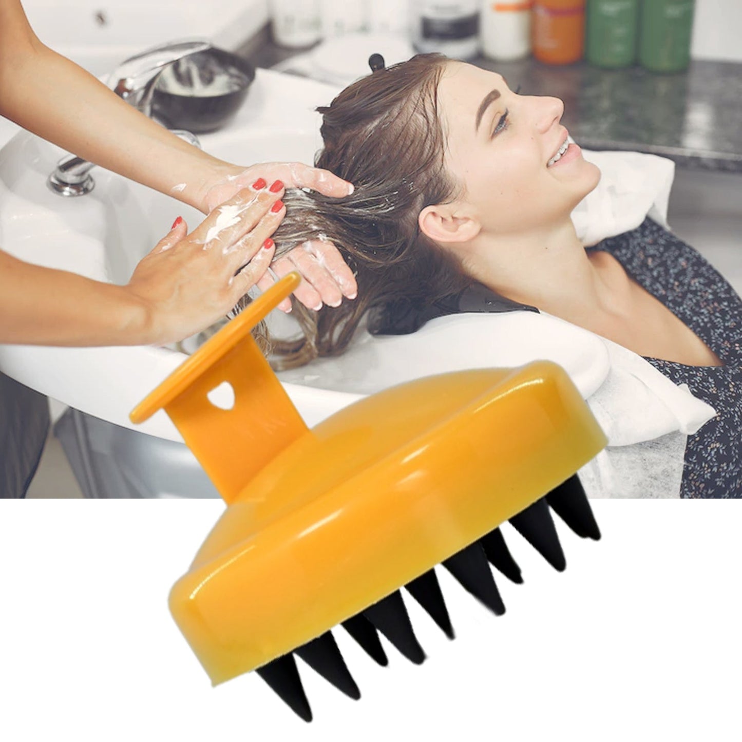 Handheld Scalp Massager Shampoo Brush Wukusy