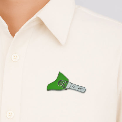 Stylish Metal Badge Pin  Single Piece (Random Design) Wukusy