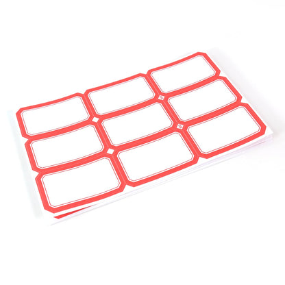 Multipurpose Writable Blank Label Sticker Sheets (1 Sheet) Wukusy