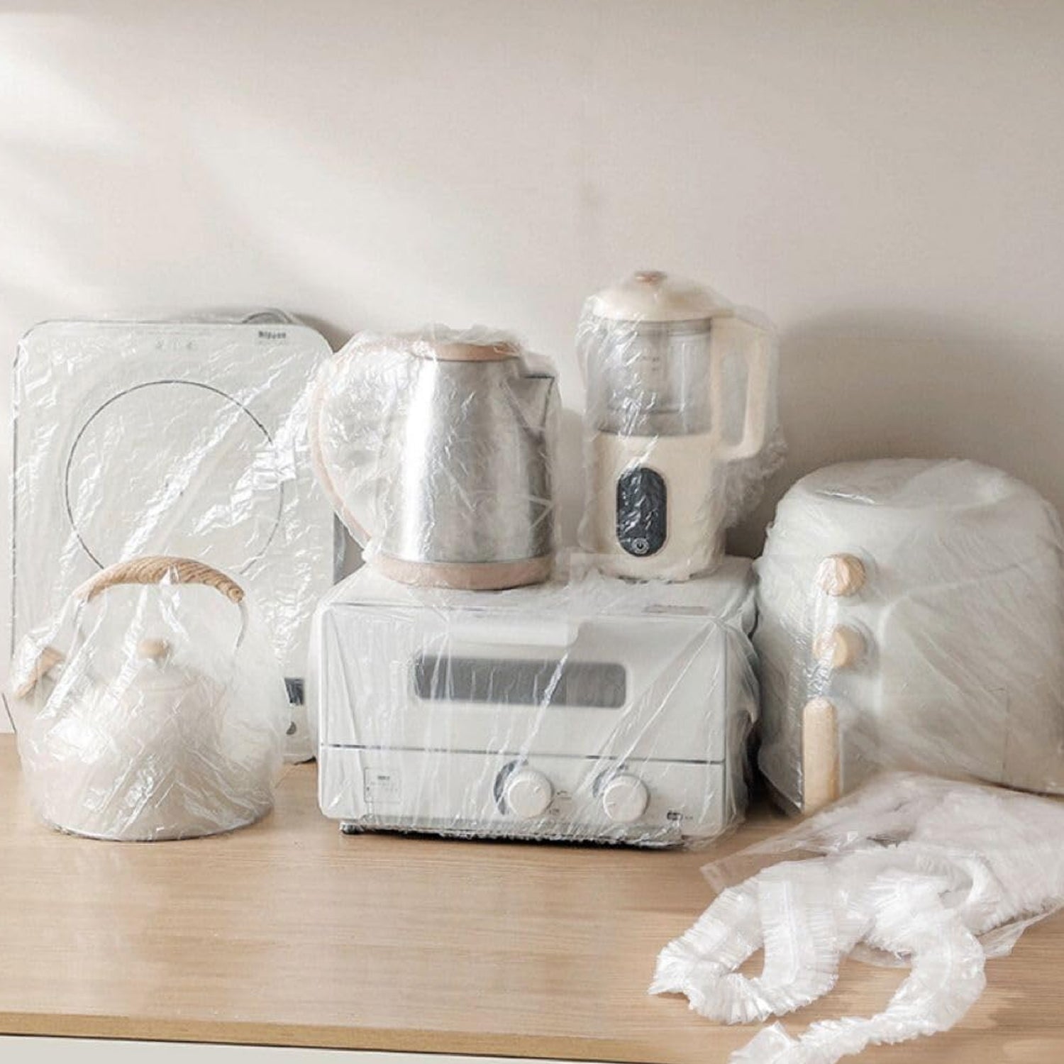 Home Thick Disposable Dust Proof Plastic Furniture Covers (1 Pc  Big) Wukusy