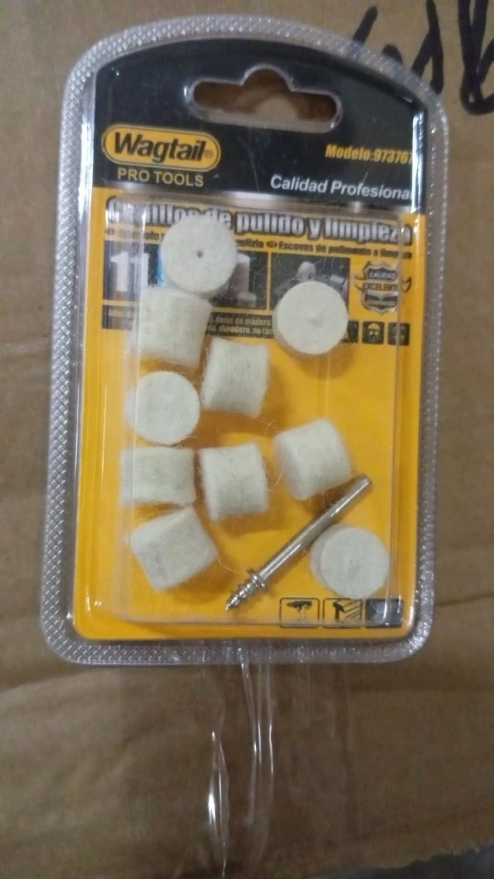 Rotary Tool Accessory Wool Felt Polishing Pad Felt (11 Pcs Set) Wukusy