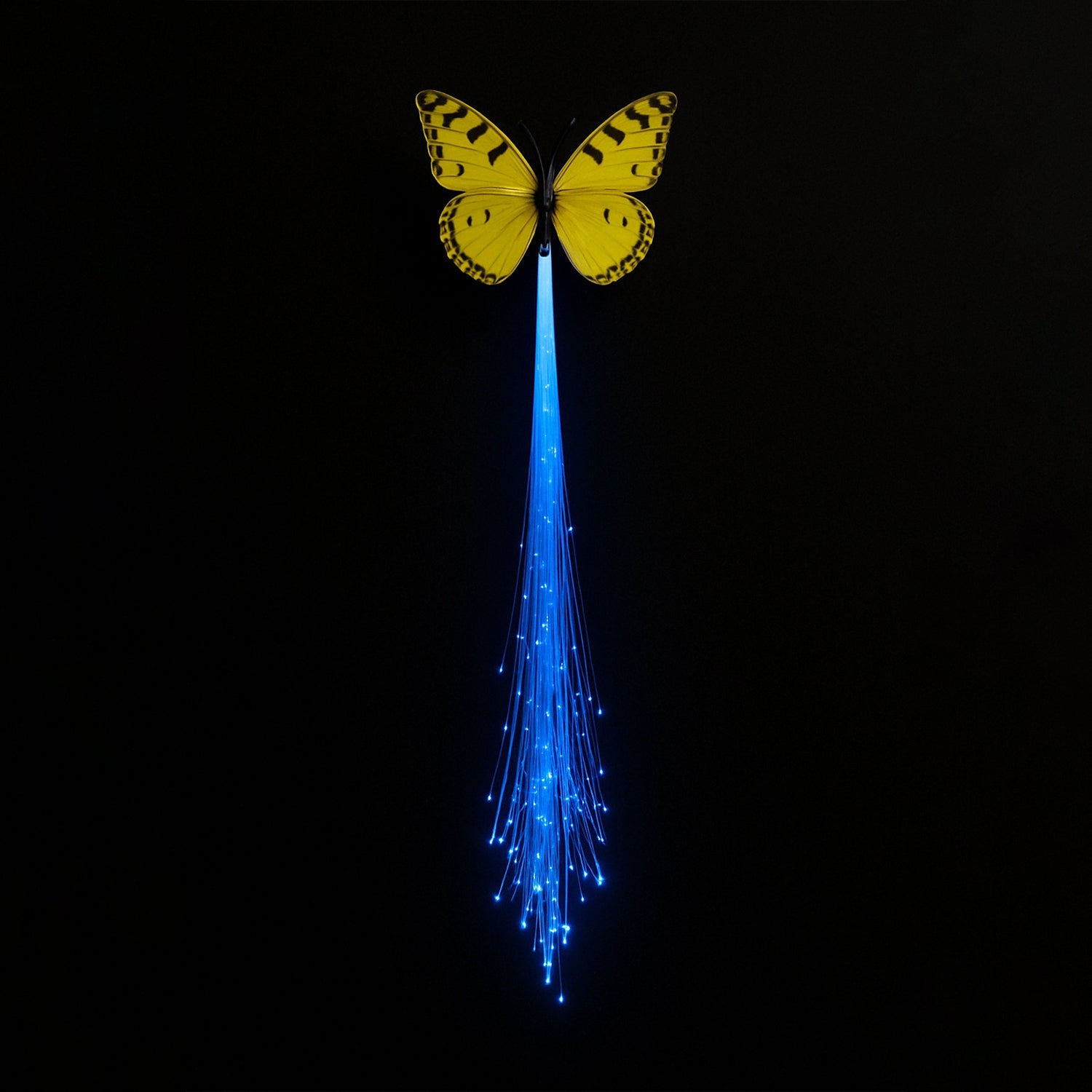 Led Butterfly Hair Braid Clip (Mix Color 1 Pc) Wukusy