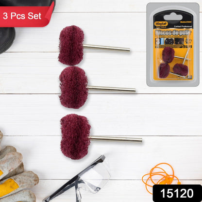 Abrasive Buffing Polishing Wheel Set (3 Pcs) Wukusy