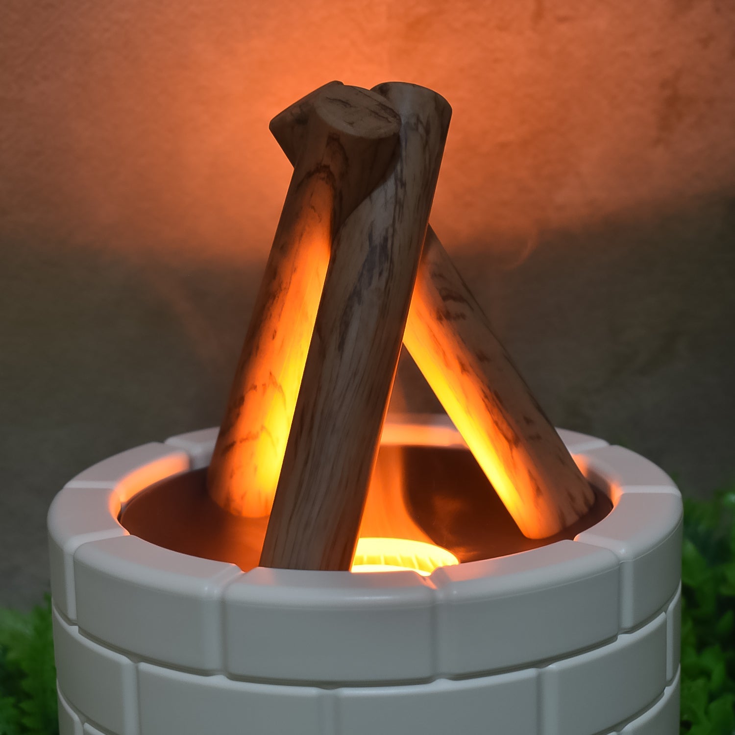 Bonfire Shaped Diffuser Essential Oil Diffuser Multi Function Flame Oil Diffuser (1 Pc) Wukusy