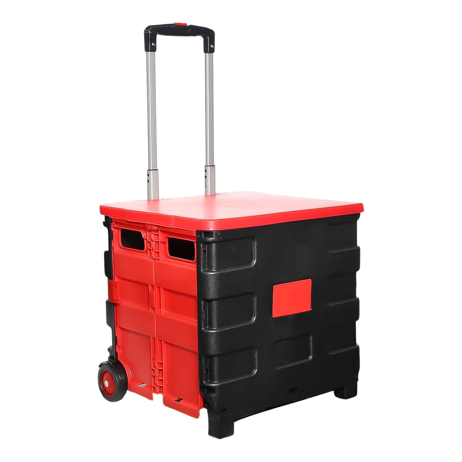 Foldable Shopping Grocery Trolley  Cart Travel Portable Food Basket (1 Pc) Wukusy