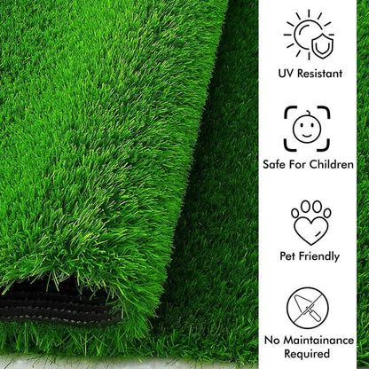 0612 Artificial Grass For Balcony Or Doormat Soft And Durable Plastic Turf Carpet 58x38cm Wukusy