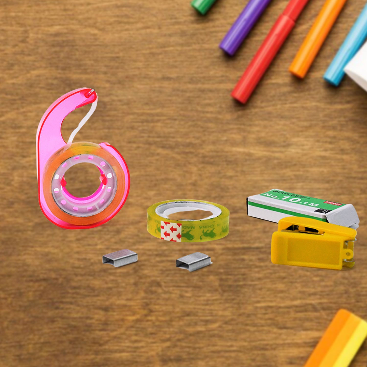 5 In 1 Stationery Toole For School Office Home Carton Box  Gift Sealing Wukusy