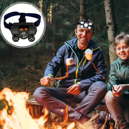 5 Led Headlamp Usb Rechargeable Head Light (1 Pc) Wukusy