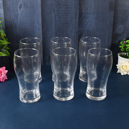 Juice Water Glass Tumbler Pure Glass (6 Pcs Set) Wukusy