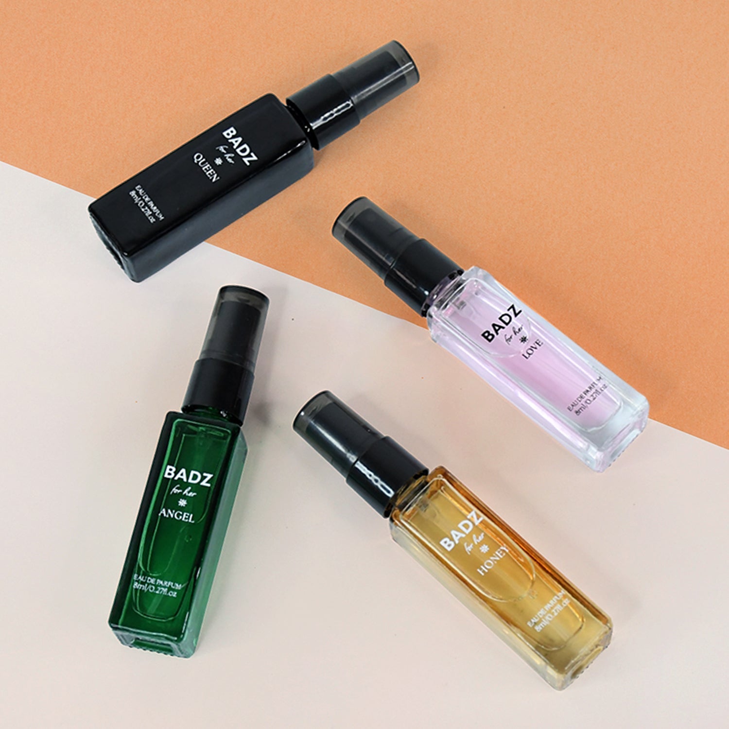 Mini Perfume Spray 8ml (Mix Fragrance  4 Pc) Wukusy