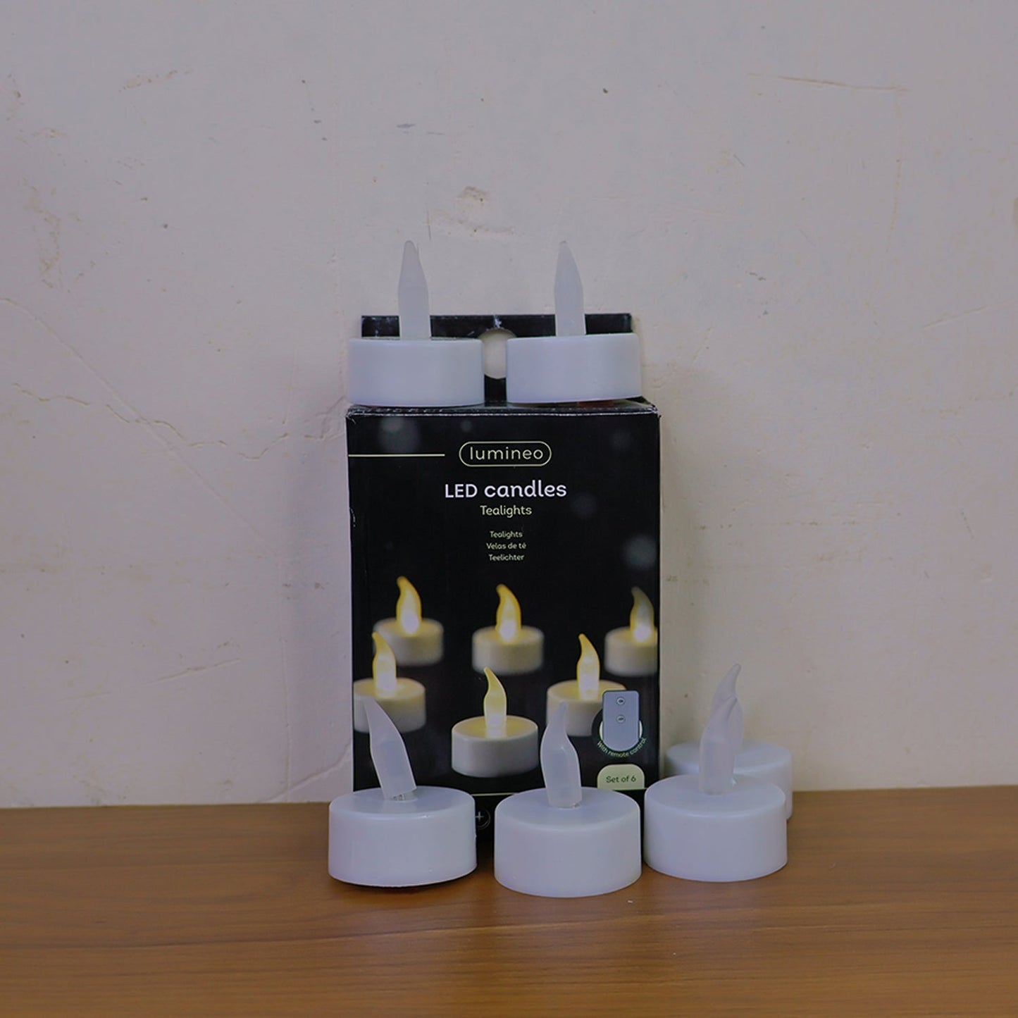 Led Flameless Tealight Candles Lights (6 Pc) Wukusy