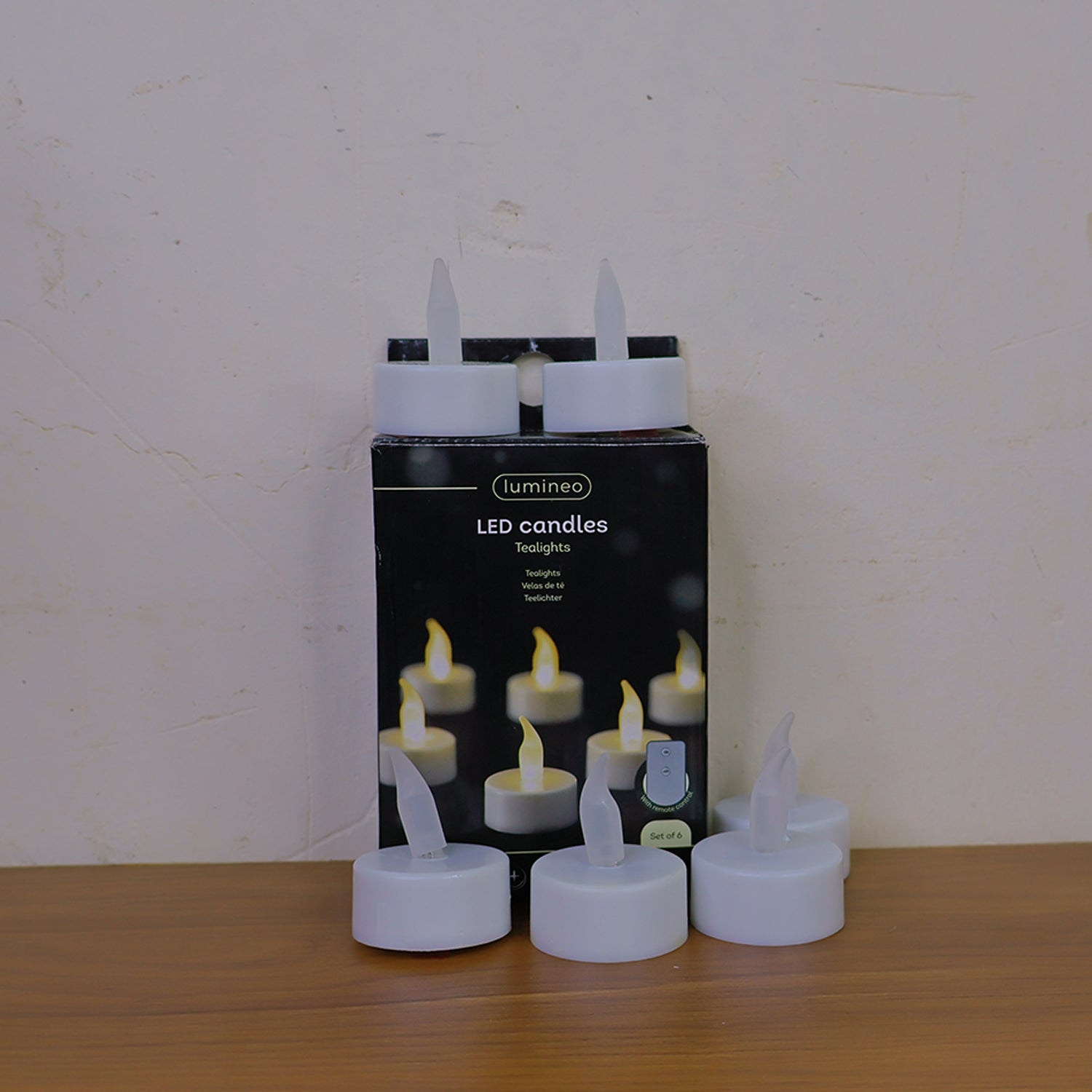 Led Flameless Tealight Candles Lights (6 Pc) Wukusy