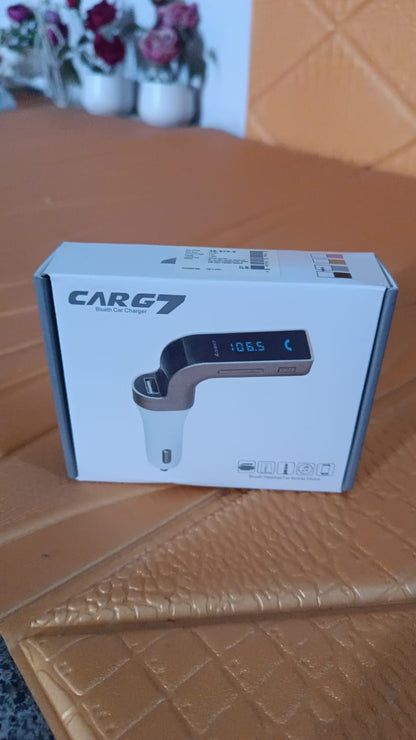 Car G7 With Turbo Charging Lcd Bluetooth Charger Fm Kit Mp3 Wukusy