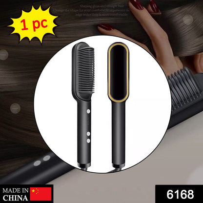 SleekRush - Hair Straightener Brush with heat up modes for hassle free straightning Wukusy