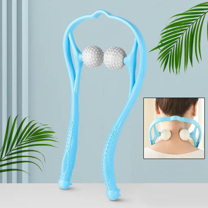 6593 Neck Shoulder Massager 13.5x7.08in Portable Relieving The Back For Men Relieving The Waist Women Wukusy