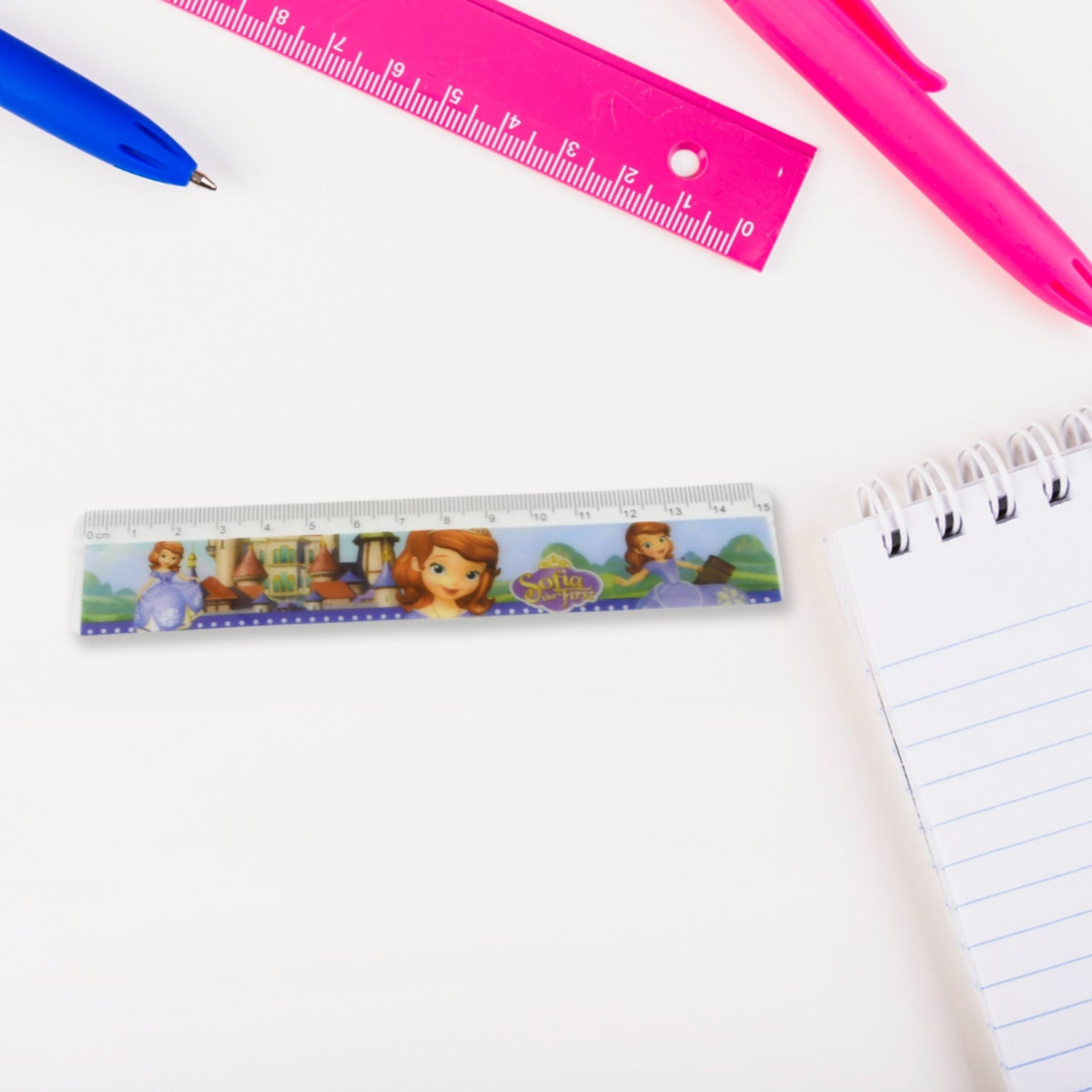 5 In 1 Mix Stationery Gift Set For Kids Stationary Set Including 2 Pencil Ruler Rubber Pencil Sharpener School Office Product Gift (5 Pcs Set) Wukusy