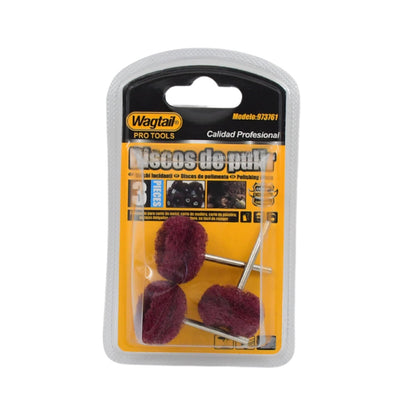 Abrasive Buffing Polishing Wheel Set (3 Pcs) Wukusy