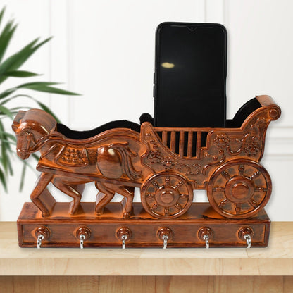 Plastic Rath Design Plastic 6 Hook Key Holder (1 Pc) Wukusy