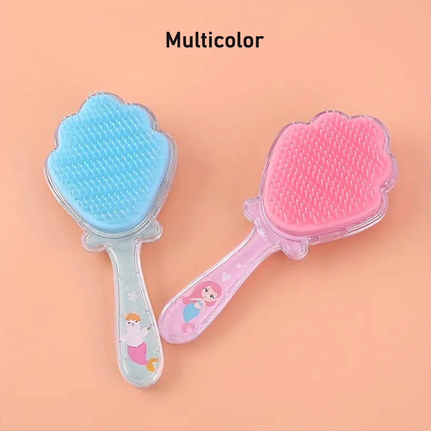 Cartoon Hair Brush Massage Shower Comb Blur Wet Salon (1 Pc ) Wukusy
